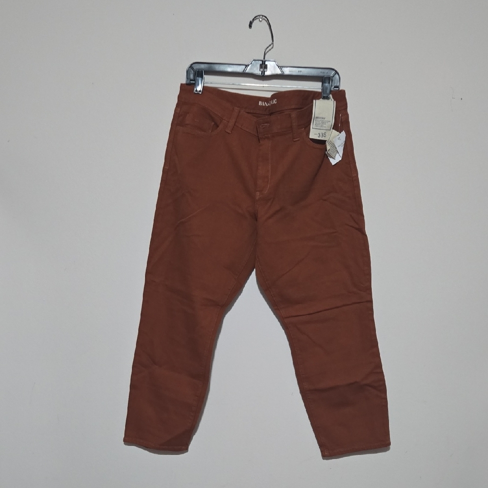 Banana Republic Rust Cropped Pants